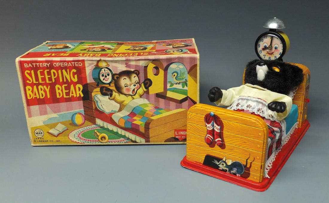 LINEMAR SLEEPING BABY BEAR BATTERY OP & BOX (1 of 10)