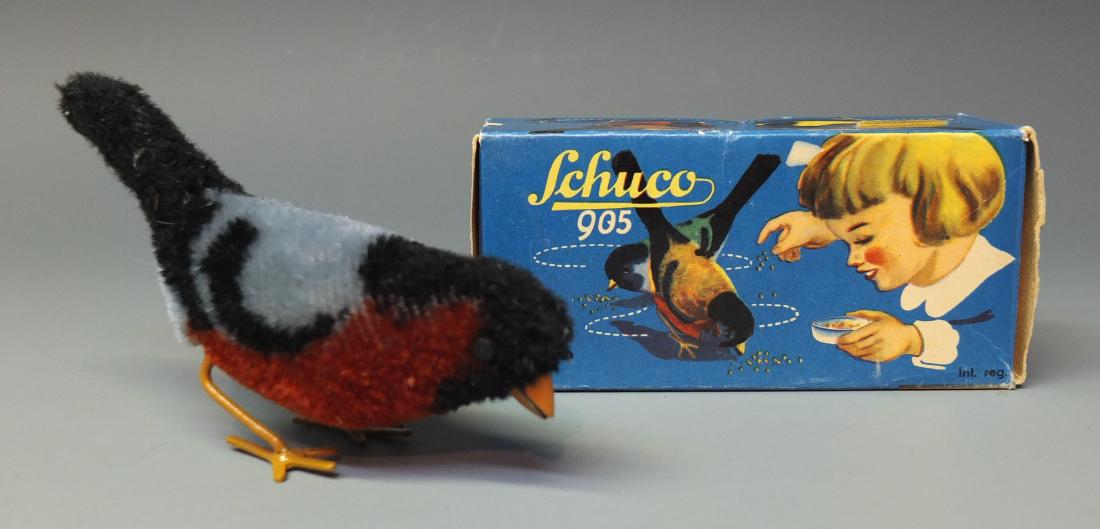 SCHUCO GERMAN 905 PICK PICK WINDUP BIRD & BOX (1 of 7)