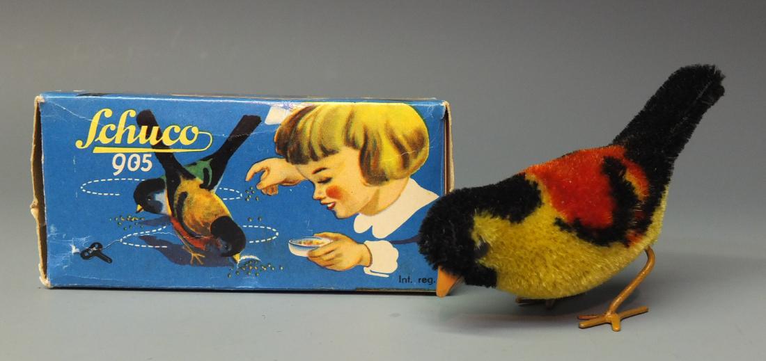 SCHUCO GERMAN 905 PICK PICK WINDUP BIRD & BOX (1 of 6)