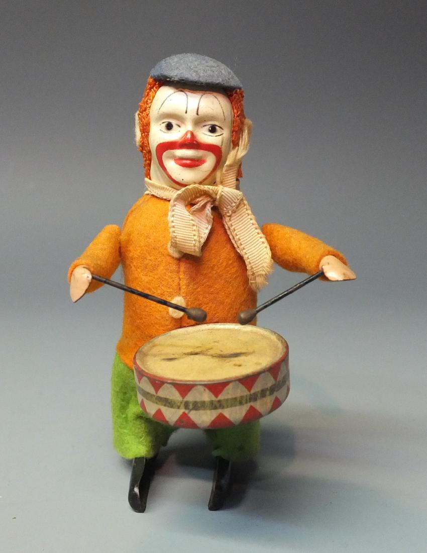 SCHUCO GERMAN 986/1 SOLISTO CLOWN VIOLINIST TIN WINDUP (1 of 4)