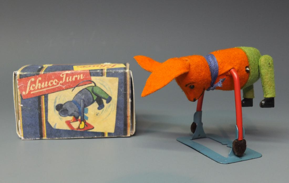 SCHUCO GERMAN 884 TURN TUMBLING RABBIT TIN WINDUP w/ (1 of 8)