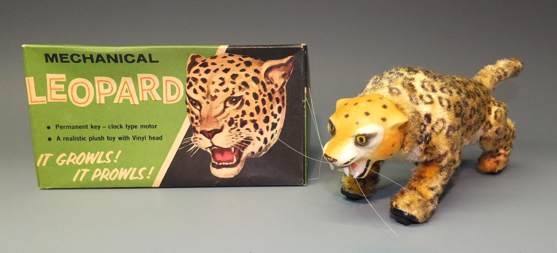 MARX GROWLING WALKING LEOPARD WINDUP & BOX (1 of 9)