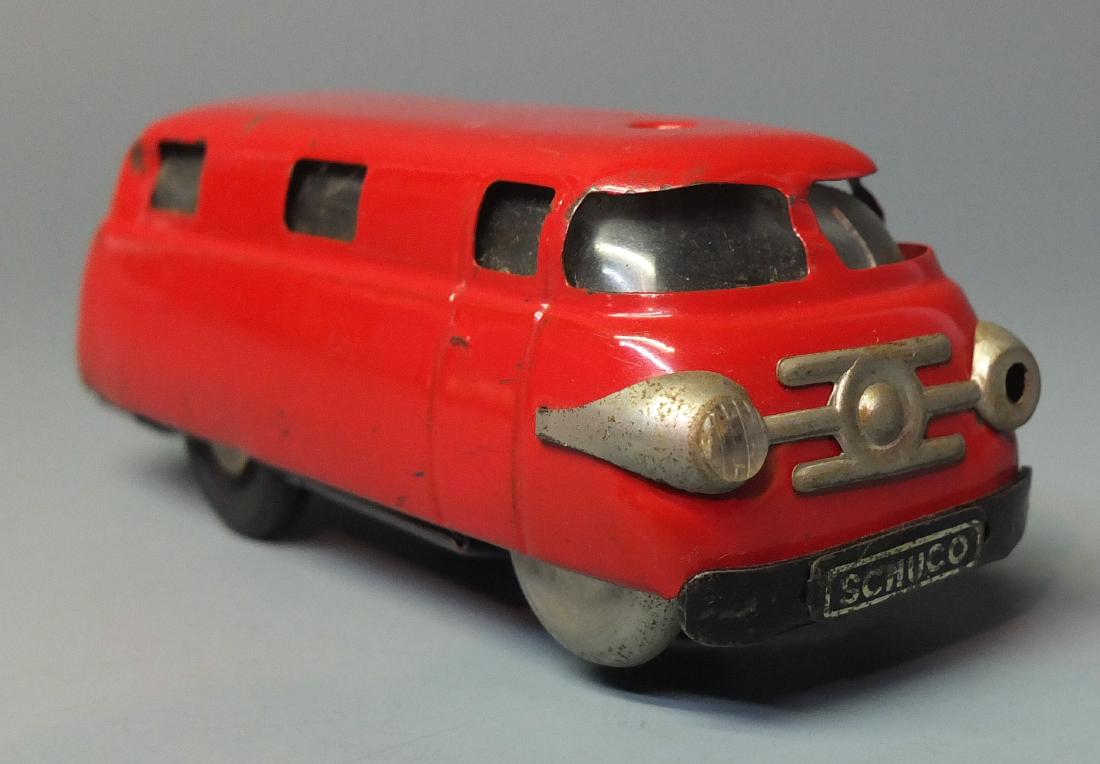 SCHUCO GERMAN 3043 VARIANTO SANI BUS TIN WIND UP CAR (1 of 6)
