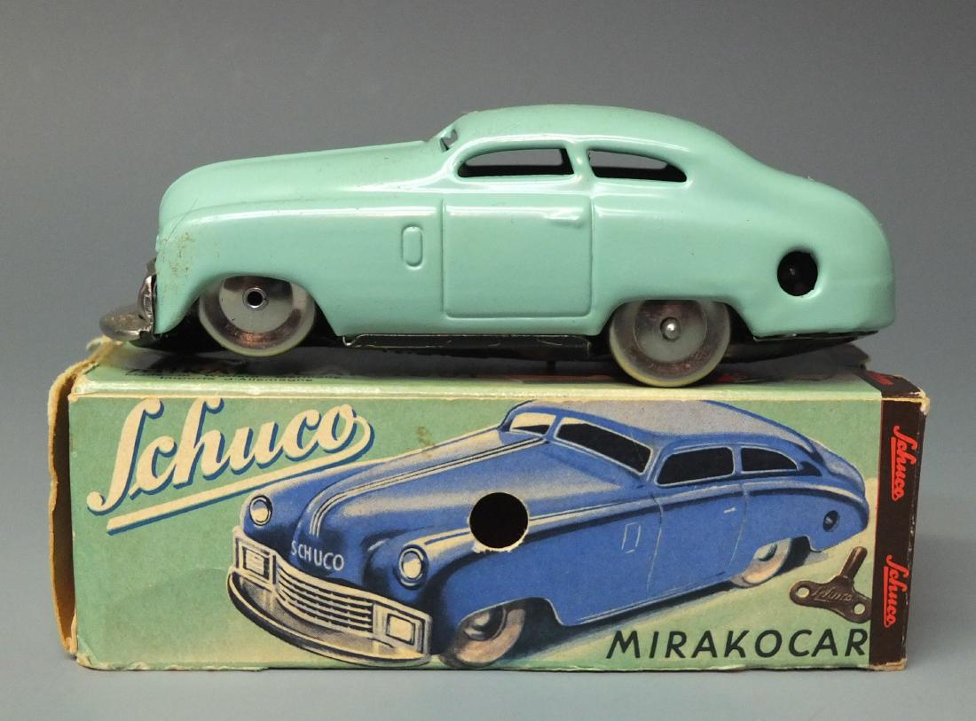 SCHUCO GERMAN 1001 MIRAKOCAR TIN WIND UP CAR & BOX (1 of 9)