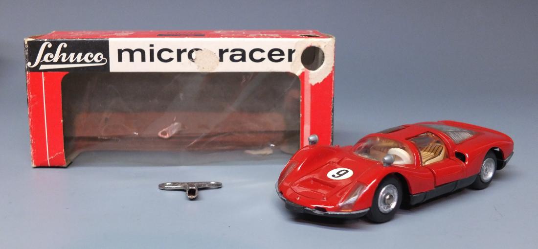 SCHUCO GERMAN 1044 PORSCHE CARRERA WIND UP MICRO RACER (1 of 8)