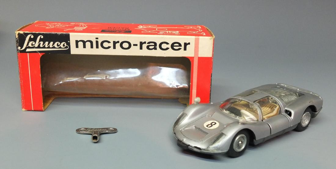 SCHUCO GERMAN 1044 PORSCHE CARRERA WIND UP MICRO RACER (1 of 8)