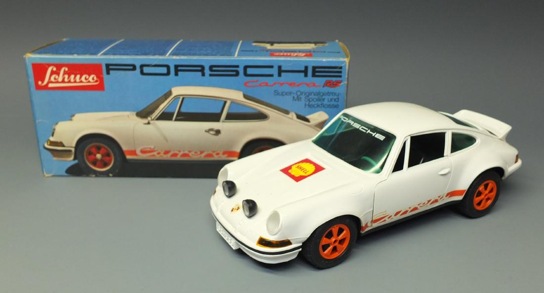 SCHUCO GERMAN 356180 PORSCHE 911 CARRERA RS WIND UP CAR (1 of 10)
