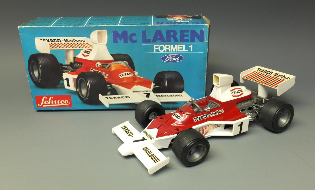 SCHUCO GERMAN 356179 MC LAREN TEXACO FORMEL 1 CAR & BOX (1 of 9)