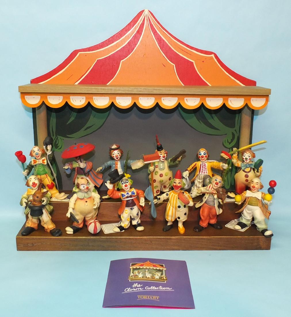 RARE VINTAGE ANRI ITALY TORIART CLOWN CIRCUS CARNIVAL (1 of 16)