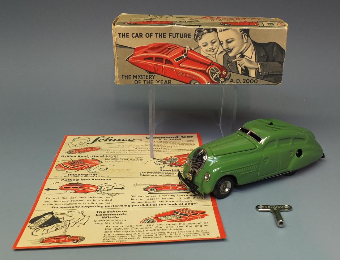 SCHUCO KOMMANDO ANNO 2000 WINDUP CAR & BOX (1 of 14)