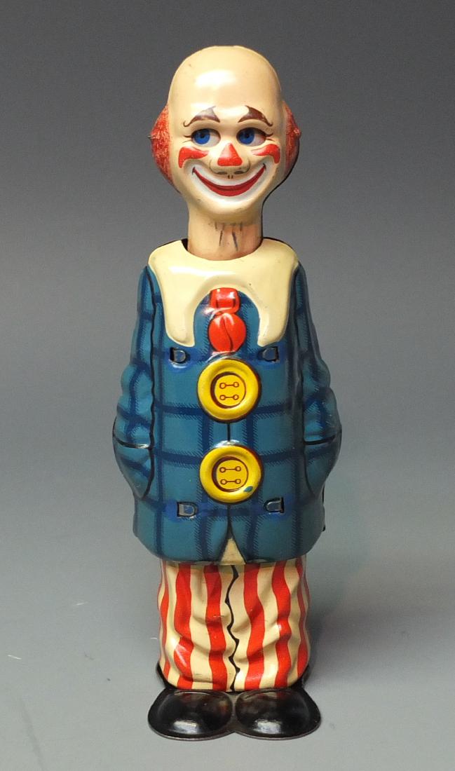 DISTLER GERMAN TIN WINDUP HAPPY CLOWN (1 of 4)