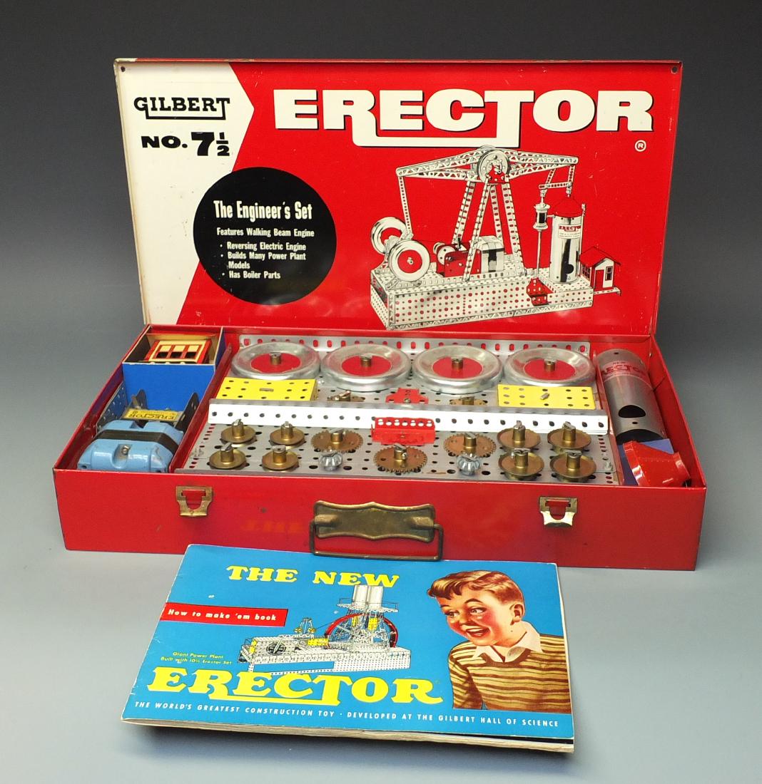 GILBERT NO. 7 1/2 ENGINEERS ERECTOR SET - Nov 03, 2018 | Toys of Times Past Auctions in OH
