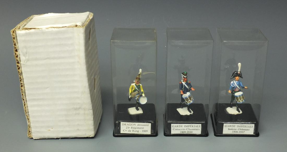 3 FRENCH NAPOLEONIC SOLDIER FIGURES & BOXES (1 of 4)