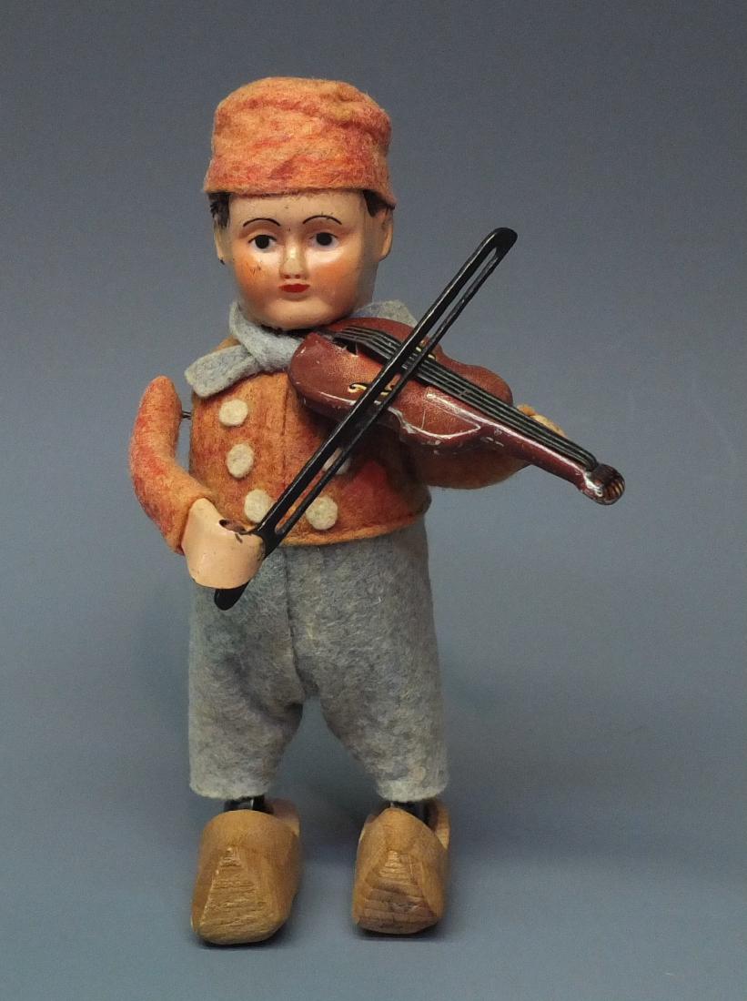SCHUCO 978/2 DUTCH BOY VIOLINIST TIN WINDUP (1 of 4)
