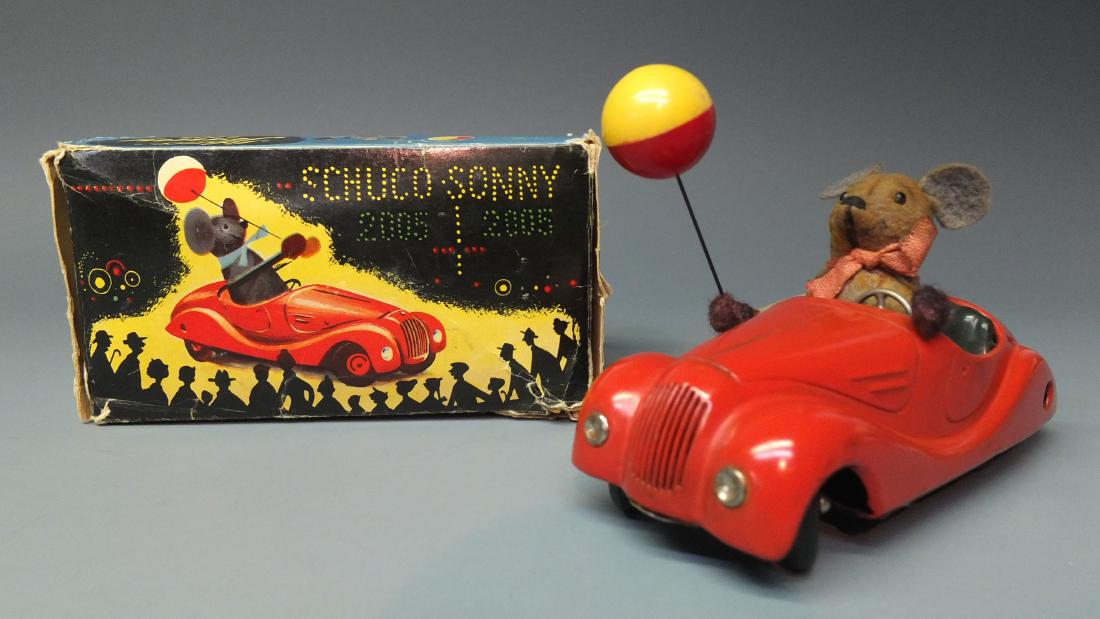 SCHUCO GERMAN 2005 SONNY TIN WIND UP CAR & BOX (1 of 10)