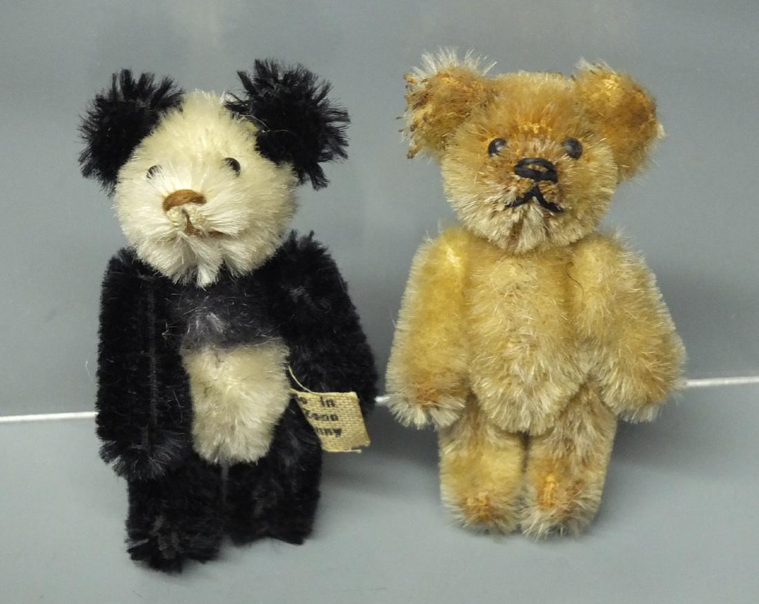 2 SCHUCO MINIATURE 2.5" TEDDY & PANDA BEARS (1 of 3)