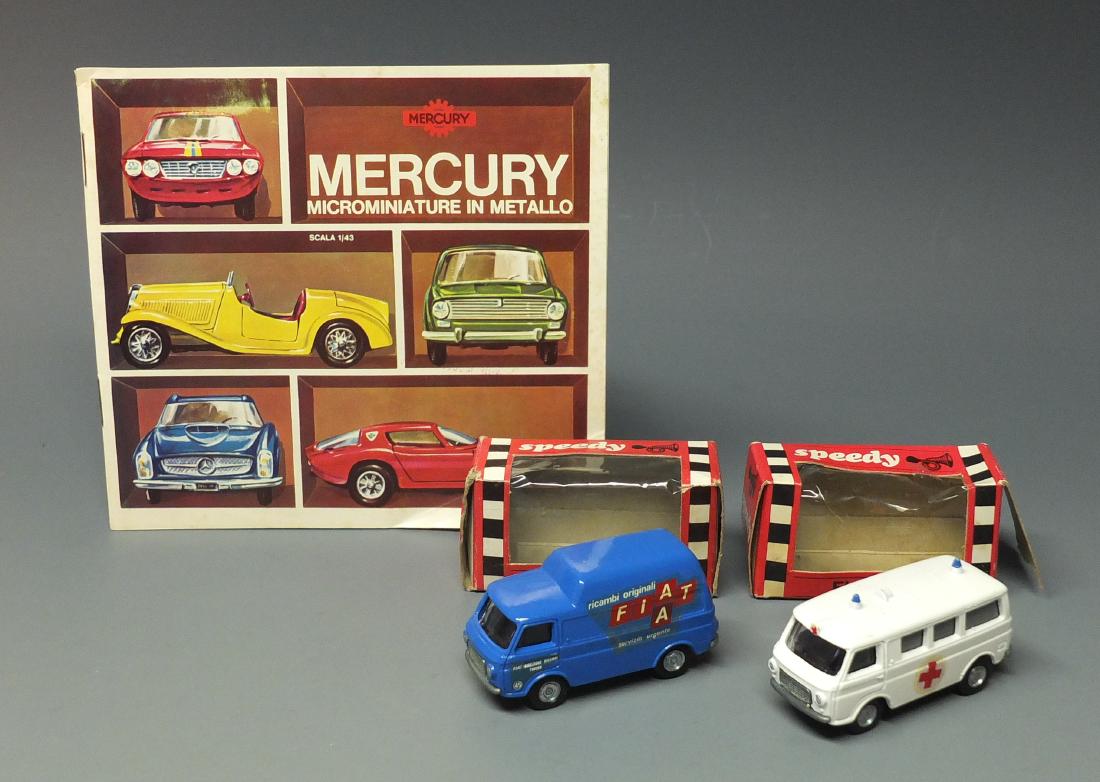 2 MERCURY SPEEDY CARS FIAT 238 BUSES & BOXES (1 of 8)