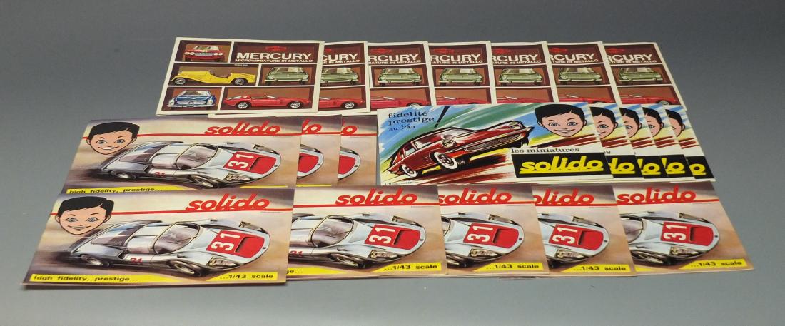 7 MERCURY & 14 SOLIDO VINTAGE TOY CATALOG (1 of 4)