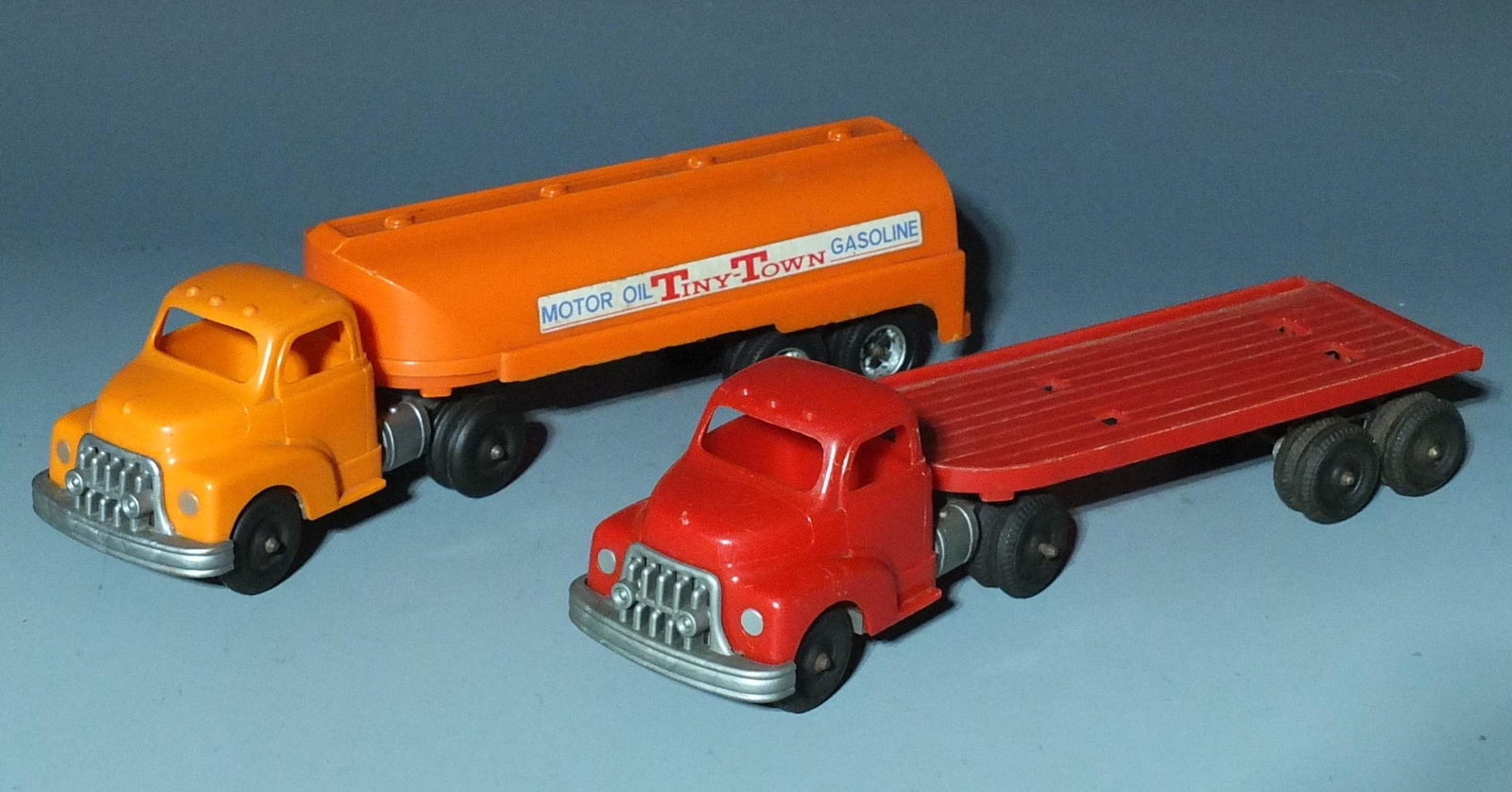 2 Vintage Hubley Truck & Trailers