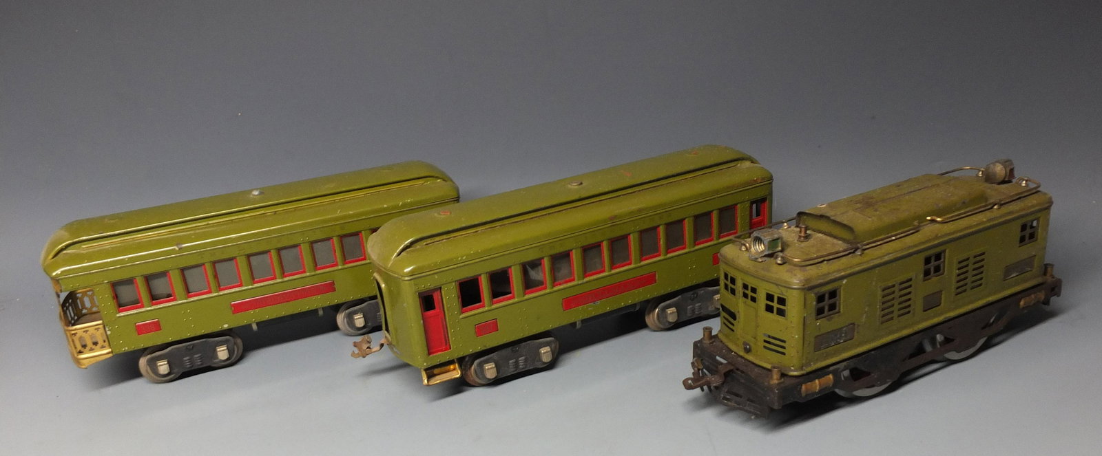 LIONEL 8E STANDARD GUAGE TRAIN SET 337 338 (1 of 9)