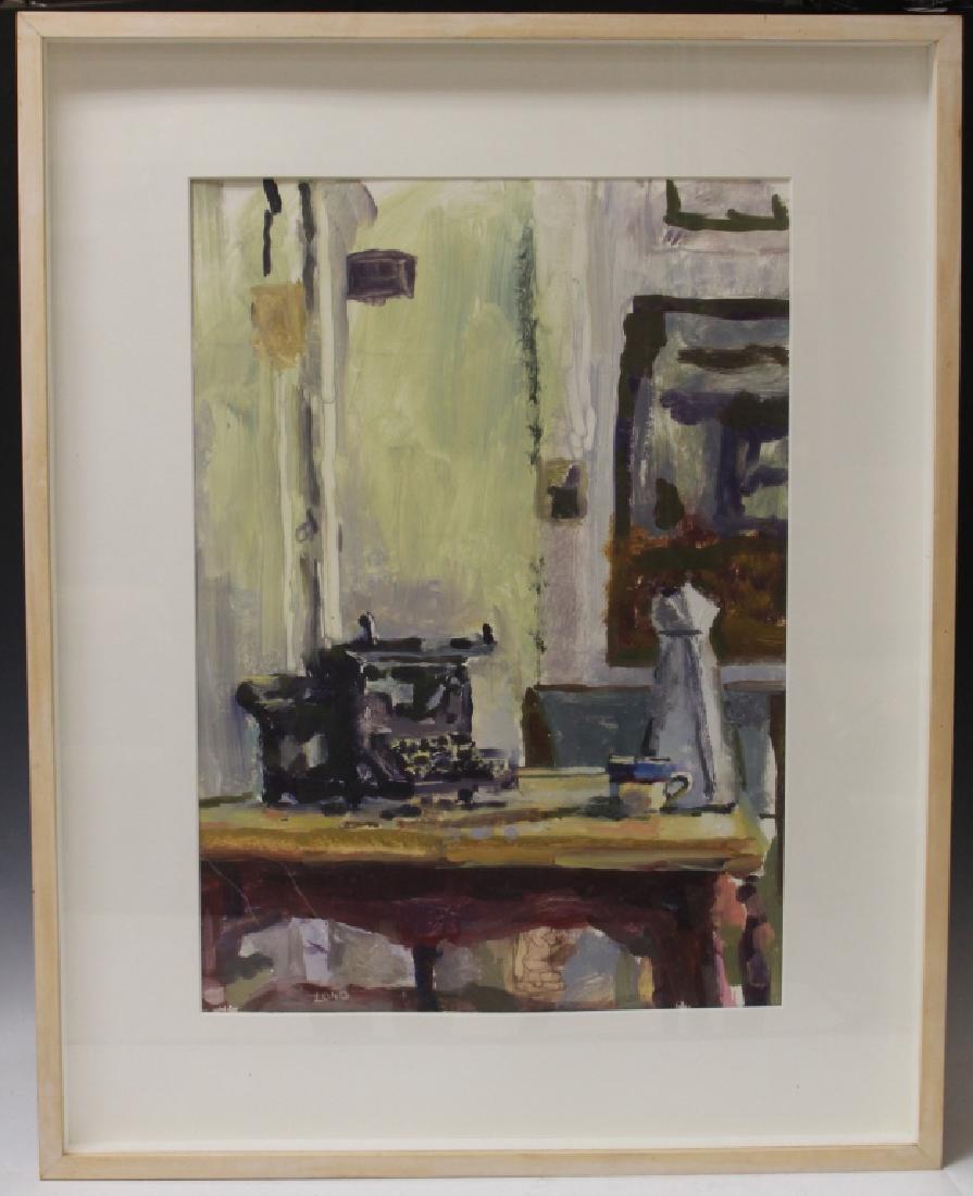 MITCHELL LONG (20TH CENTURY), OIL ON PAPER: Sight- 18 1/2" x 26 1/2" Overall- 29 1/4" x 37 1/4"
