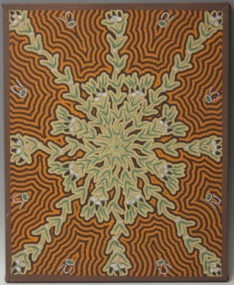 ANNETTE PITJARA, ABORIGINAL PAINTING: Overall- 24" x 30"