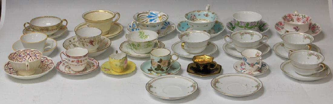 LOT OF (21) VINTAGE TEA CUPS AND SAUCERS (1 of 3)