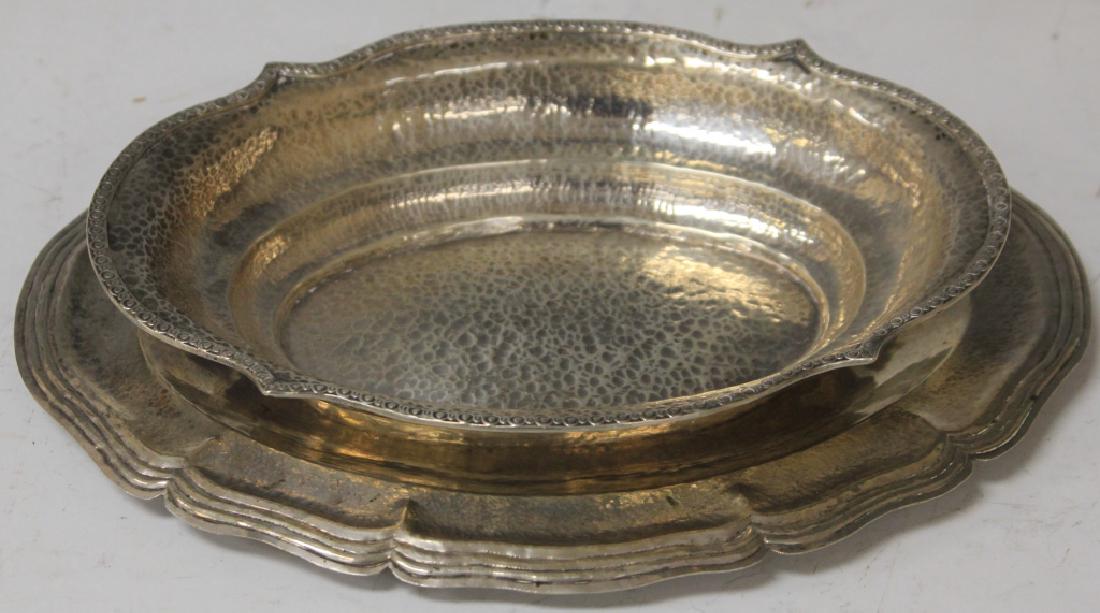 LOT OF (2) STERLING SILVER TRAYS (1 of 1)