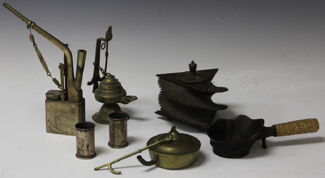 LOT OF (7) VINTAGE ITEMS, INKWELL (1 of 1)