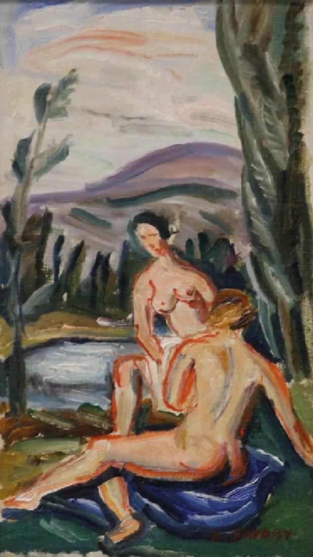 ANDRE FAVORY (1888-1937), OIL ON CANVAS (1 of 4)