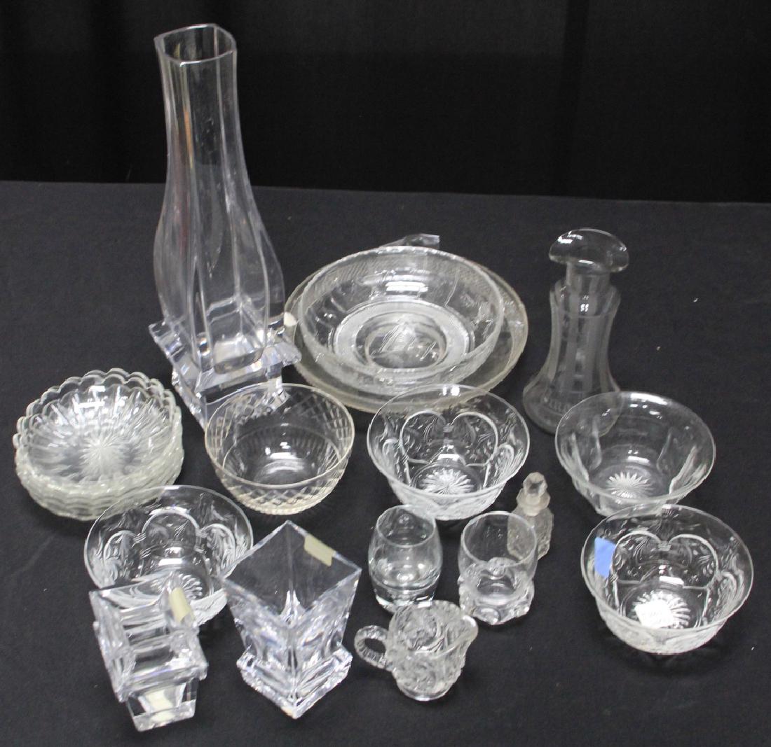 LOT OF (21) ASSORTED CRYSTAL AND GLASSWARE (1 of 3)