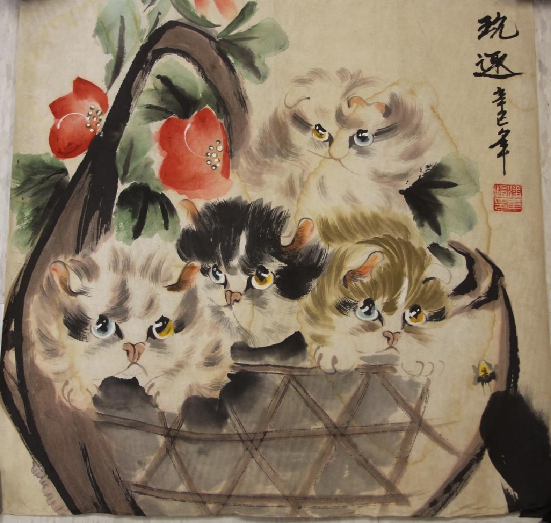 LOT OF (2) MODERN CHINESE WATERCOLORS (1 of 2)