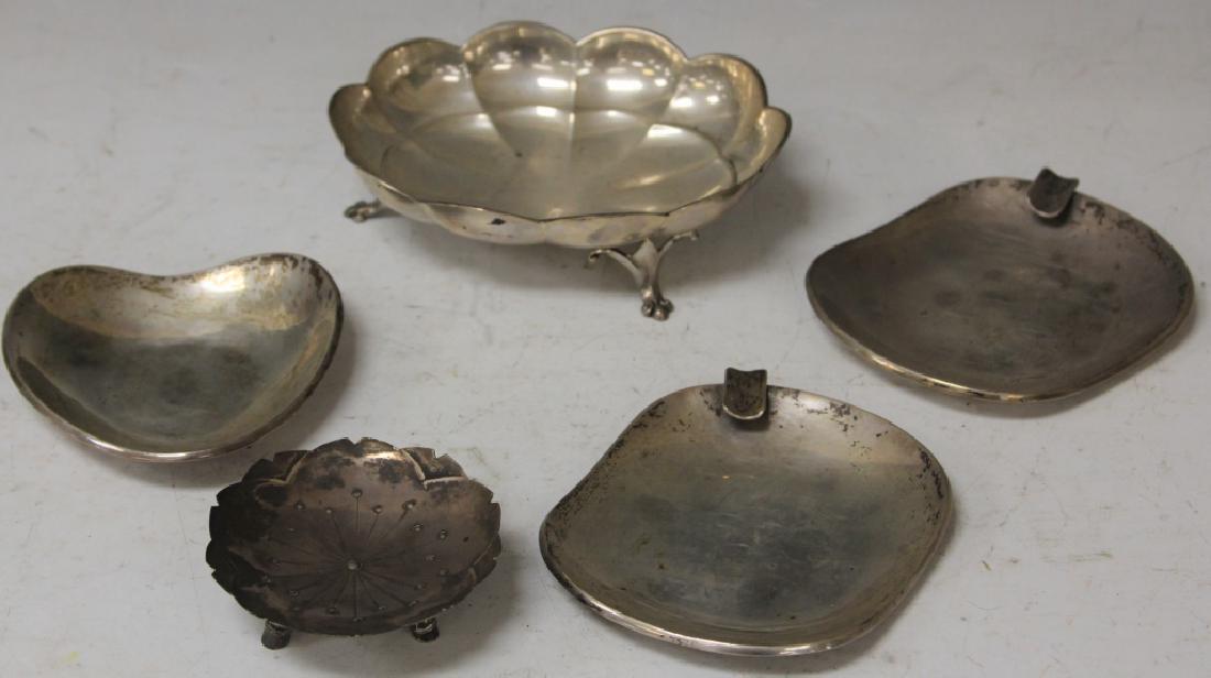 LOT OF (5) STERLING SILVER PLATES, VINTAGE (1 of 1)