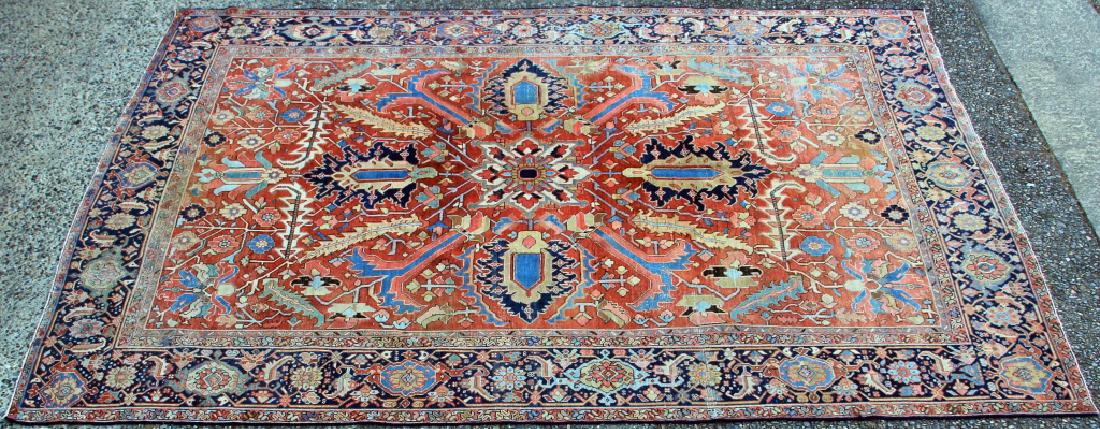 EARLY SERAPI HERIZ WOVEN CARPET (1 of 5)