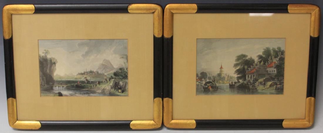 PAIR OF 19TH CENTURY COLORED LITHOGRAPHS (1 of 3)