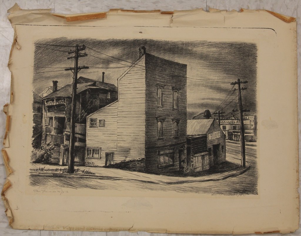 LEE RANDOLPH (1880-1956), ETCHING, PENCIL SIGNED (1 of 4)