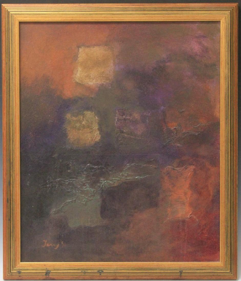 TERRY BRICKLEY (1932-2003), OIL ON CANVAS (1991) (1 of 4)
