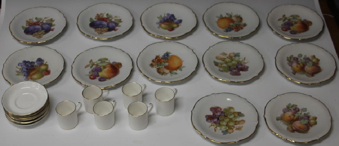 LOT OF (24) VINTAGE GOLD TRIM CHINA, INCL. TIFFANY (1 of 5)