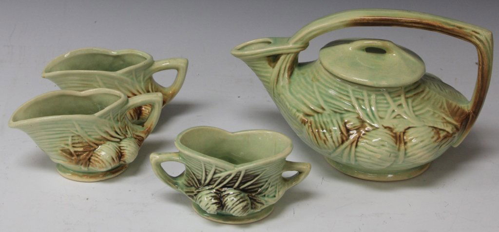 MCCOY PORCELAIN (4) PC. TEA SET (1 of 4)