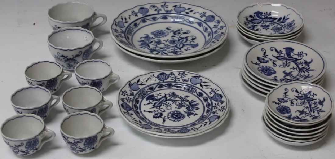 SET OF (28) PCS. MEISSEN BLUE ONION PATTERN CHINA (1 of 3)