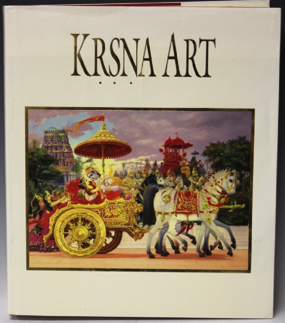 KRSNA ART COFFEE TABLE BOOK: Overall- 1 3/4" thick x 13 3/4" x 15 3/4"