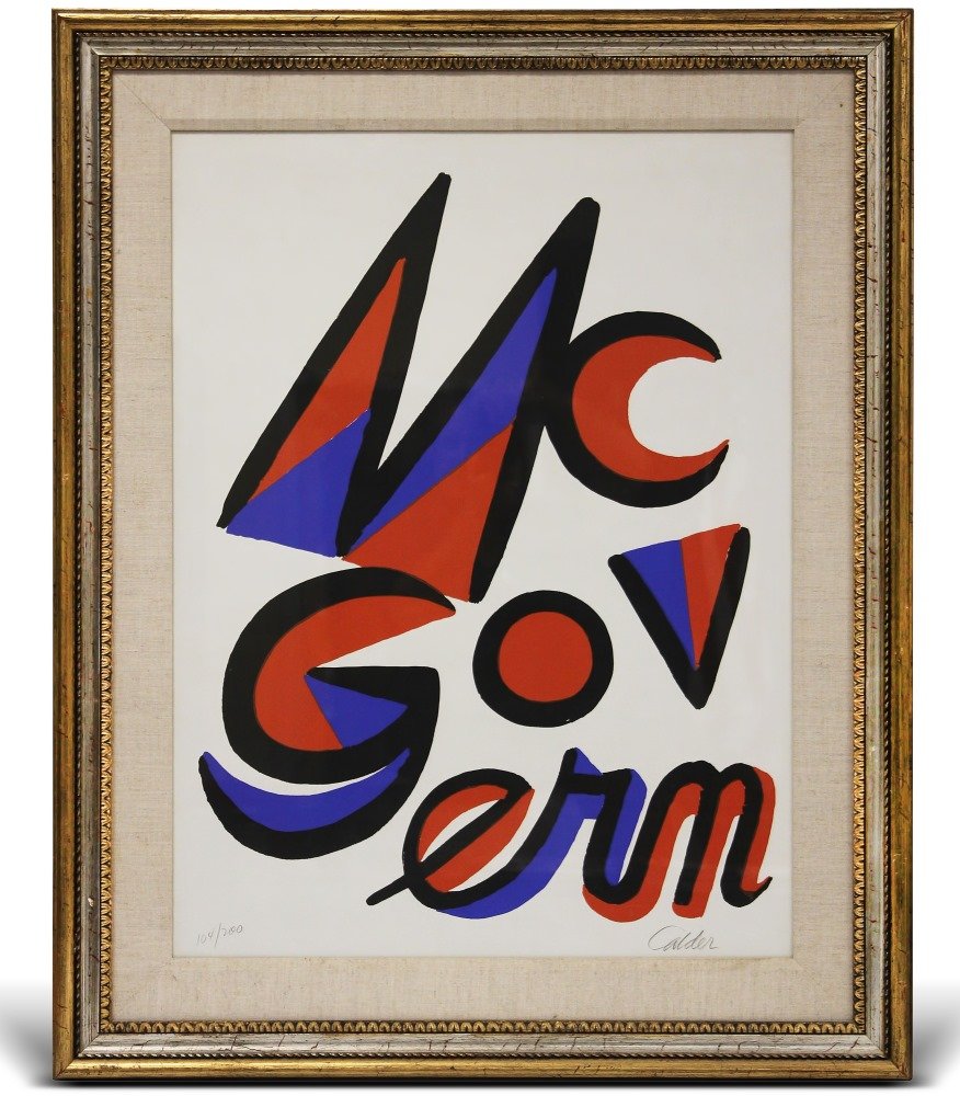 ALEXANDER CALDER (1898-1976), LITHOGRAPH, FRAMED (1 of 8)