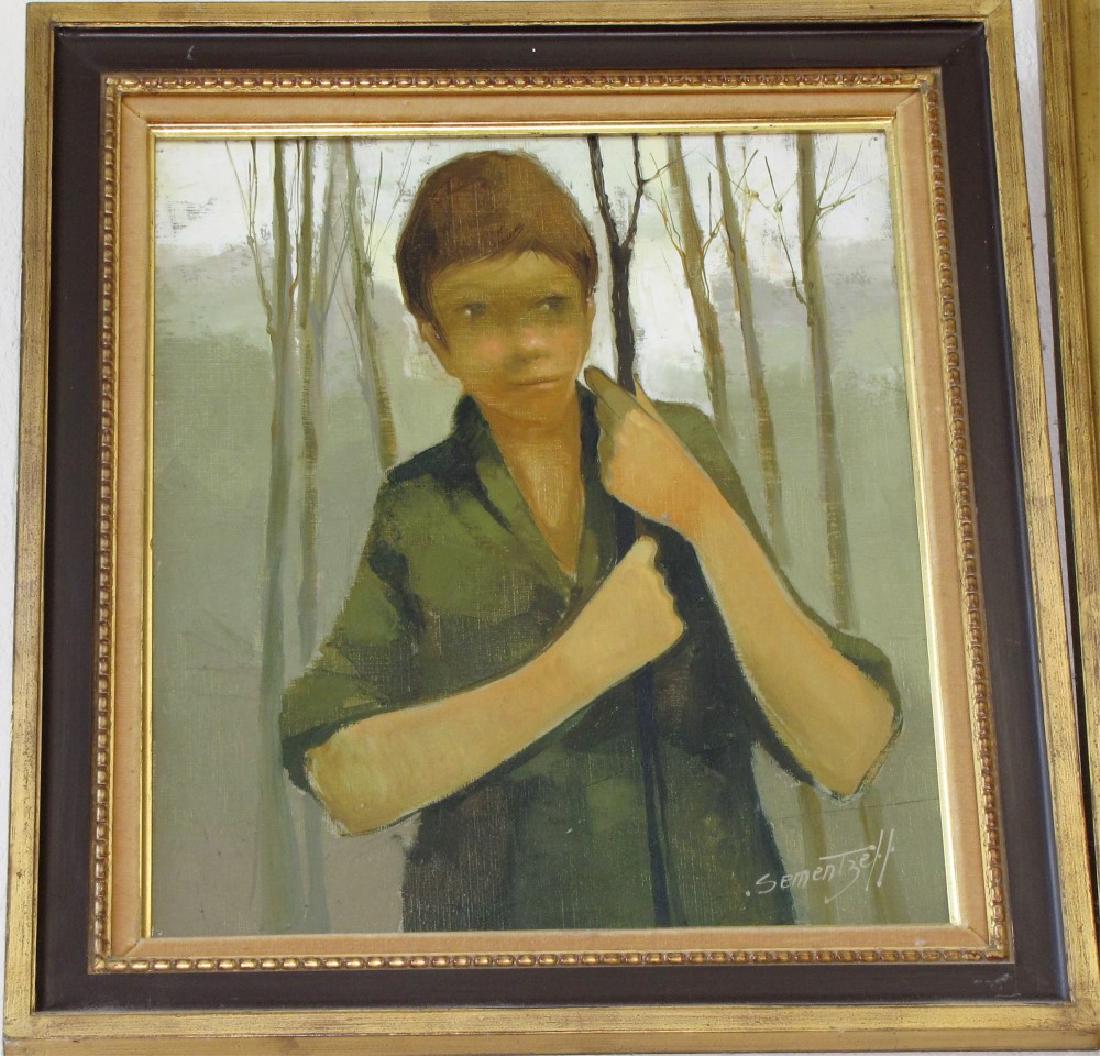 MICHAEL SEMENTZEFF (B. 1933) OIL PAINTING, FRAMED (1 of 1)