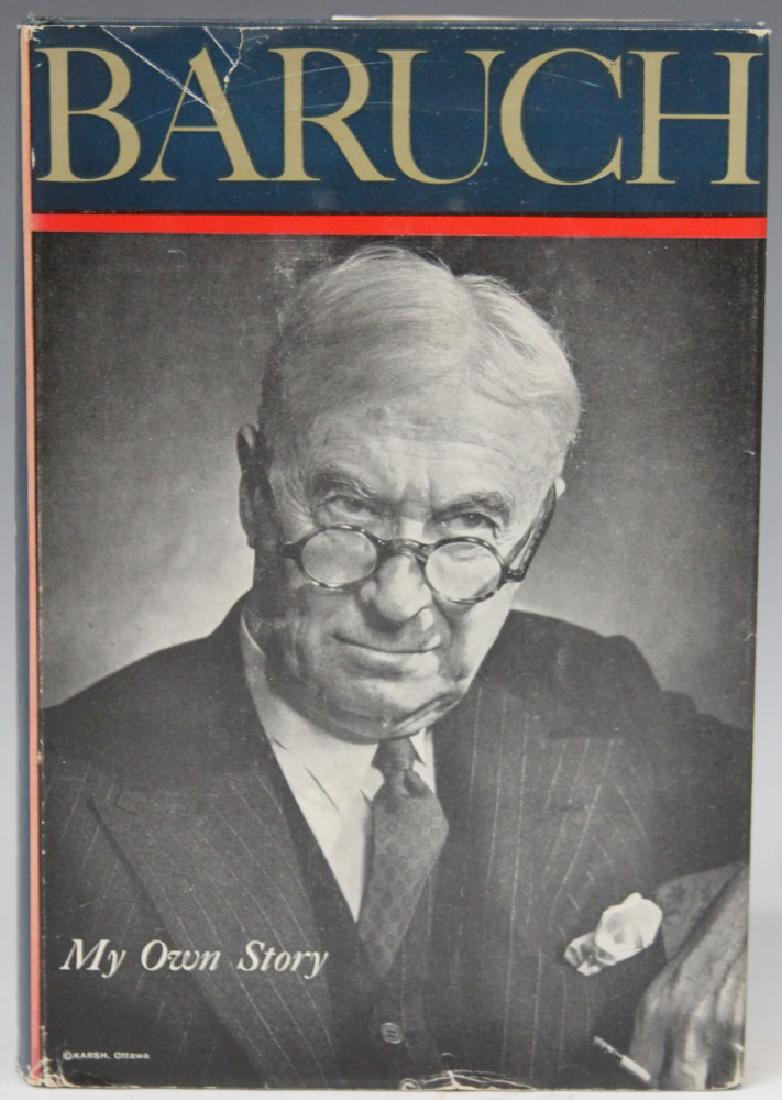 BARUCH, MY OWN STORY- AUTOGRAPHED BOOK (1 of 2)