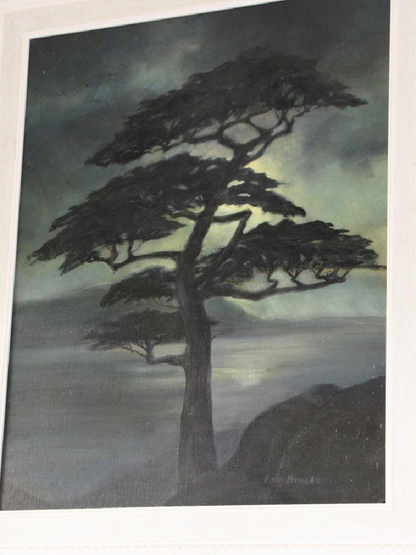 LEE BROOKS, "TREE IN THE MOONLIGHT", OIL PAINTING (1 of 2)