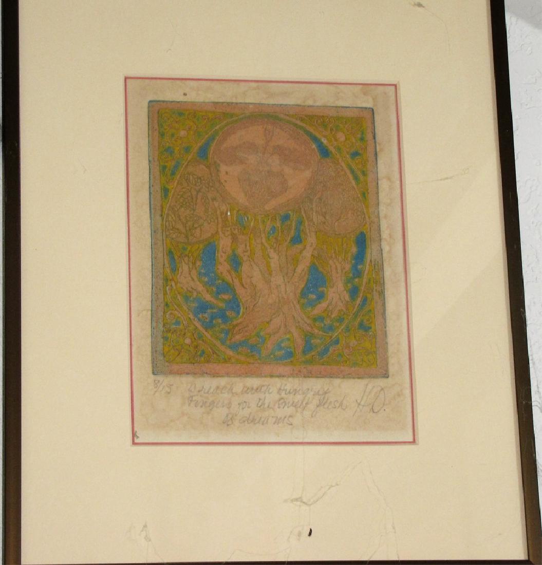 HOULGATE DAVENPORT (1928-2000), FRAMED ETCHING (1 of 1)