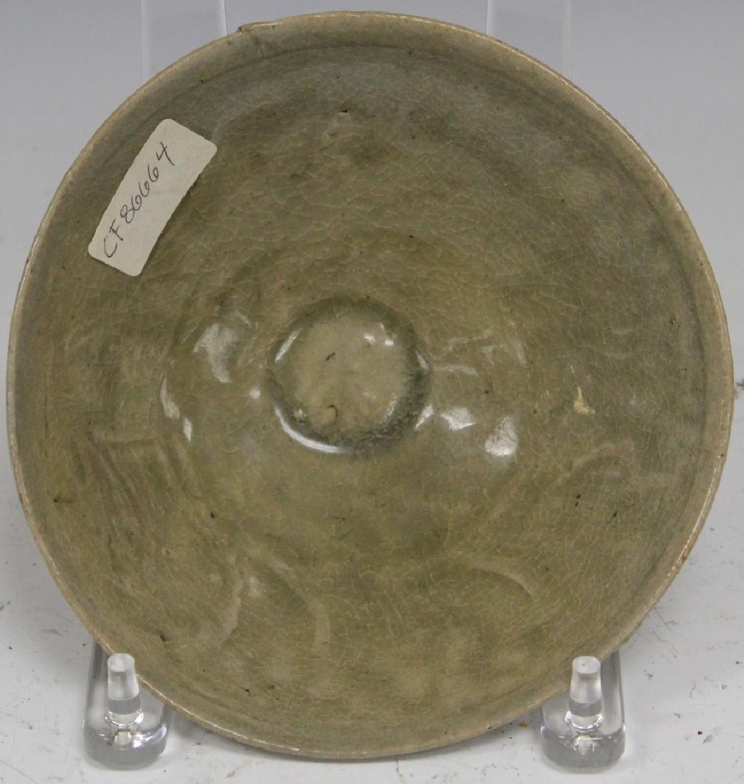 12TH C. KOREAN CELADON BOWL, 7" D (1 of 3)