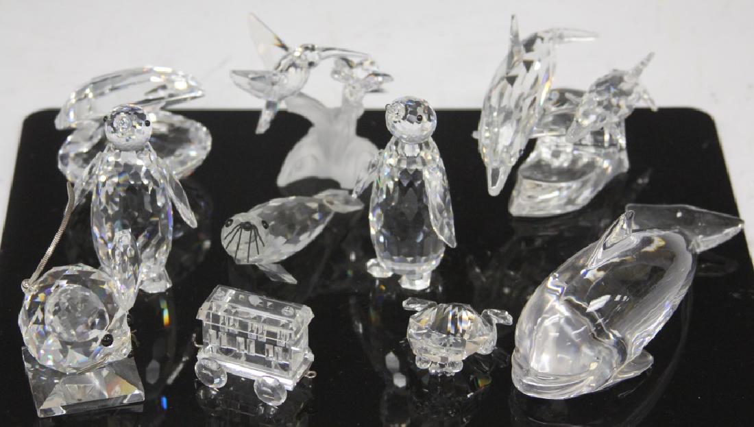 LOT OF (10) SWAROVSKI CRYSTAL FIGURES (1 of 1)
