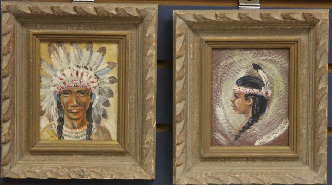 LOT OF (3) DE FOREST, OIL ON BOARD (1 of 2)