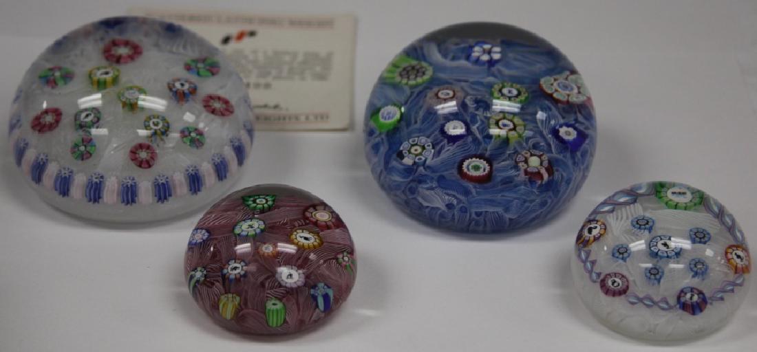 LOT OF (4) SCOTTISH PERTHSHIRE PAPERWEIGHTS (1 of 3)